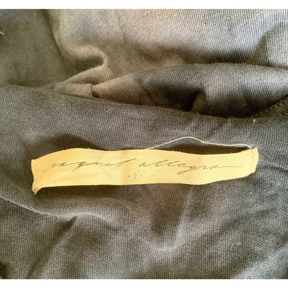 Raquel Allegra Maxi Dress in Black Size 2 Tie-Dye A-Line Boho Classic V-Neck - Picture 4 of 4